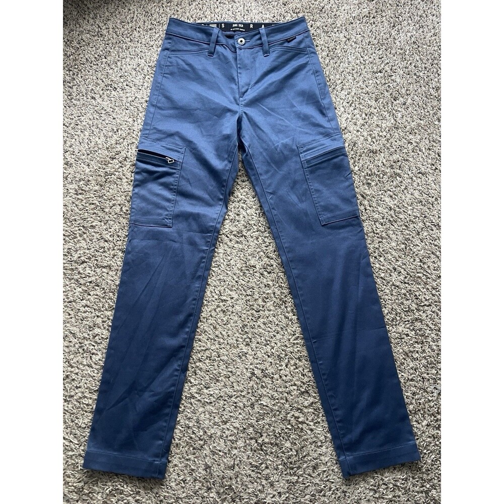 G Star Slim Cargo Pants Womens 26 X 32 (ACTUAL 26 X 30.5) Blue
